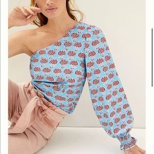 Anthropology one shoulder long sleeve shirt!